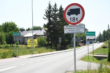 Wprowadzono ograniczenie tonażu pojazdów wjeżdżających do centrum Miechowa